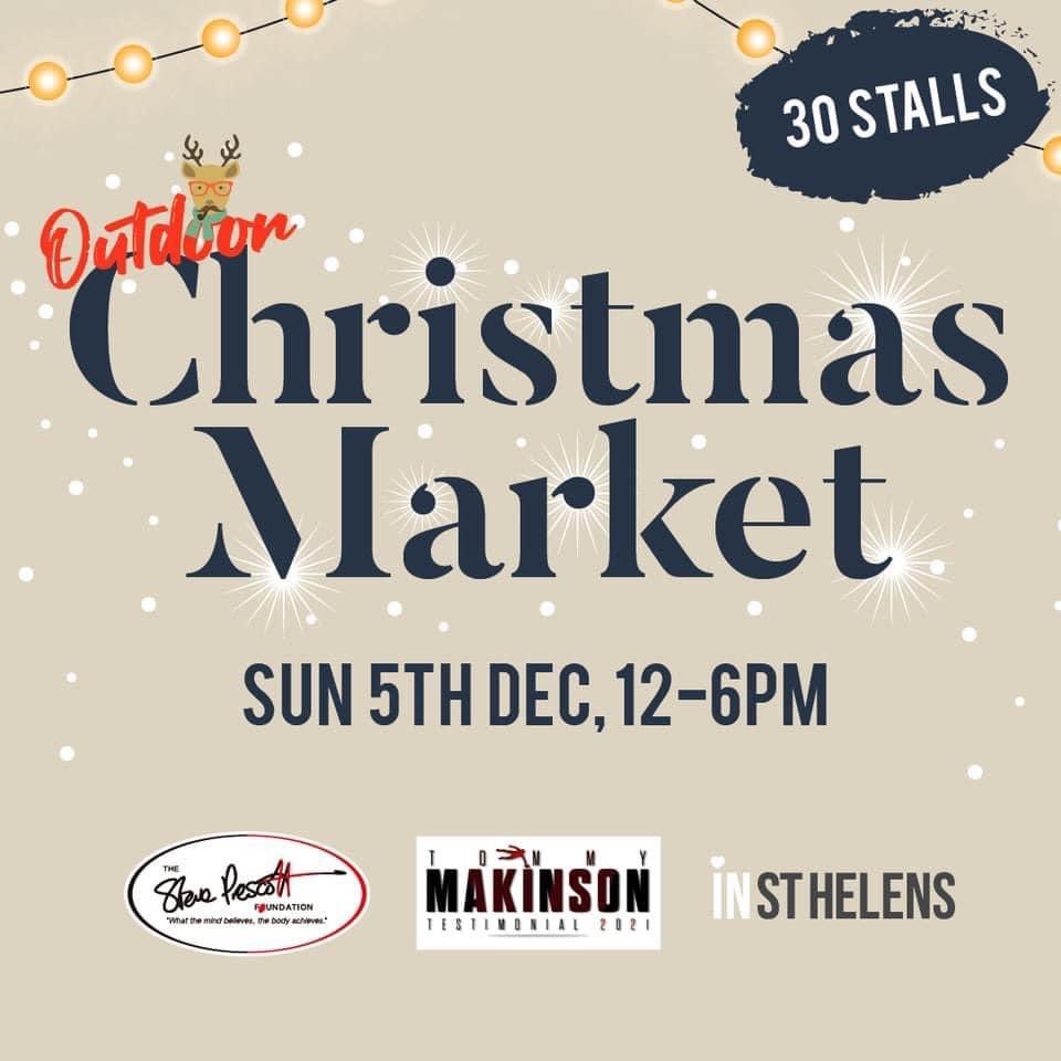 StevePrescott1's tweet photo. Quite possibly the only Rugby League game on today with a plethora of #RLLegends raising funds for @TommyMak21 testimonial &amp; @SPFCHARITY kick off 1400 loads goin on for all the family #XmasMarkets #SantasGrotto #livemusic #donkeyDeers #fairgroundrides @ruskinsthelens https://t.co/GtR6qycWWm