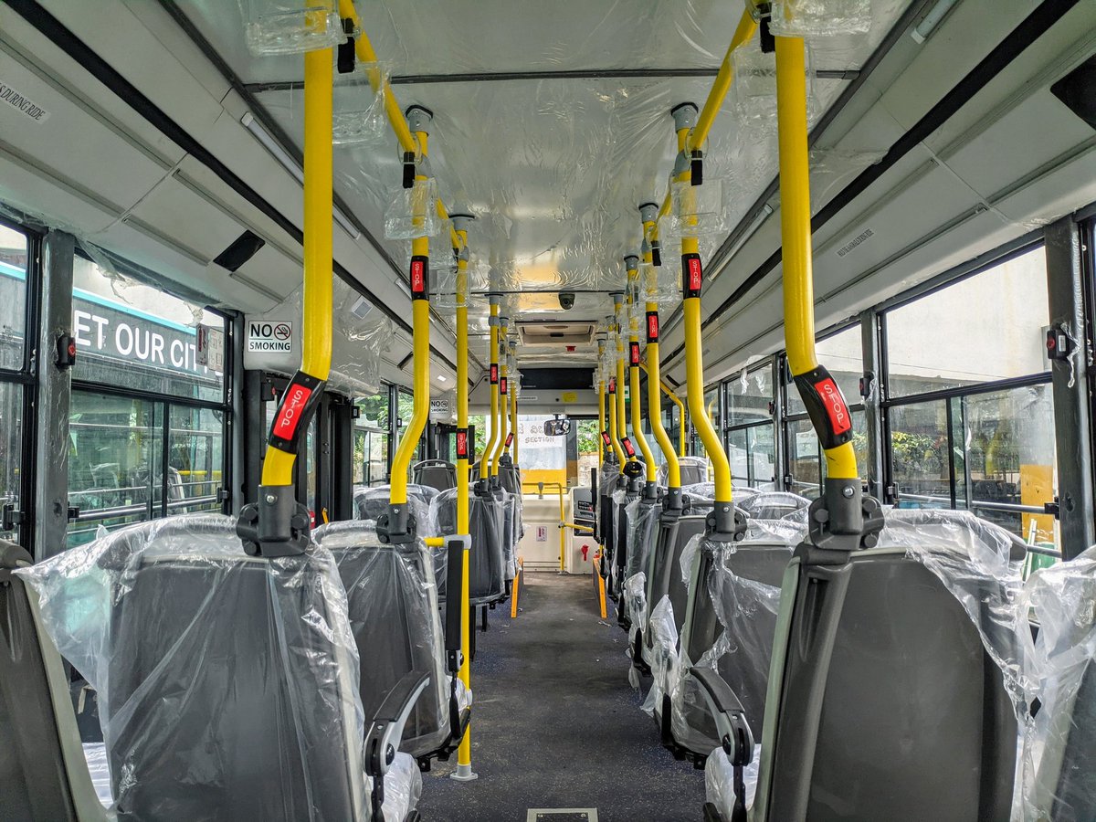 Bangalore Metropolitan Transport Corporation's shiny new Electric Buses for public use in Bengaluru, India. @Ke_NaMATA @NMS_Kenya Nairobi commuters deserve decent public transport. @NziokaWaita @PSCharlesHinga @Ma3Route @KenyanTraffic