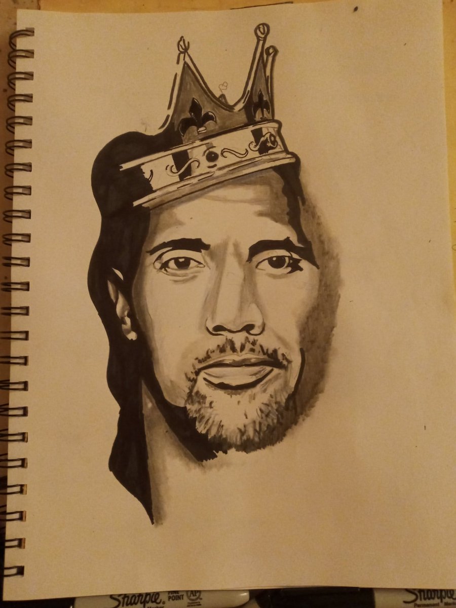 VikingIrishGod's tweet photo. Can yall please retweet this
I have pushed 2 years and pushed to better my art.....
So to #TheRock @TheRock tho i been sober 5 years
I still support #mana heres to #kingmana #teremana
Again how i use to #portrait
Compared to my style of #portraying https://t.co/EgekJ6TeNv
