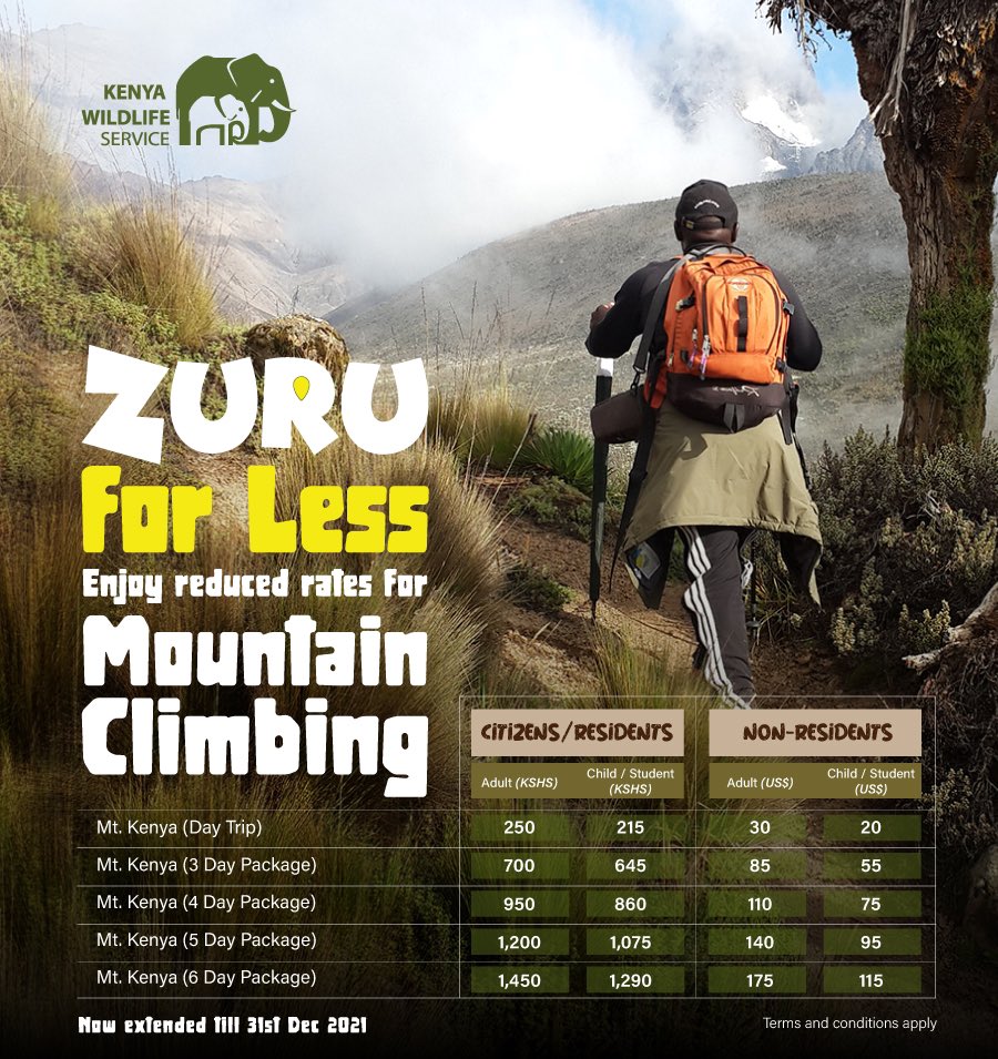 KWSKenya's tweet photo. The snow-capped mountain that the Agikuyu, Aembu and Ameru communities believed to be the home of their traditional God-Ngai is definitely a puller.
#ZuruNaKWS #ZuruMtKenya #ZuruForLess https://t.co/l1QAYQu0CF