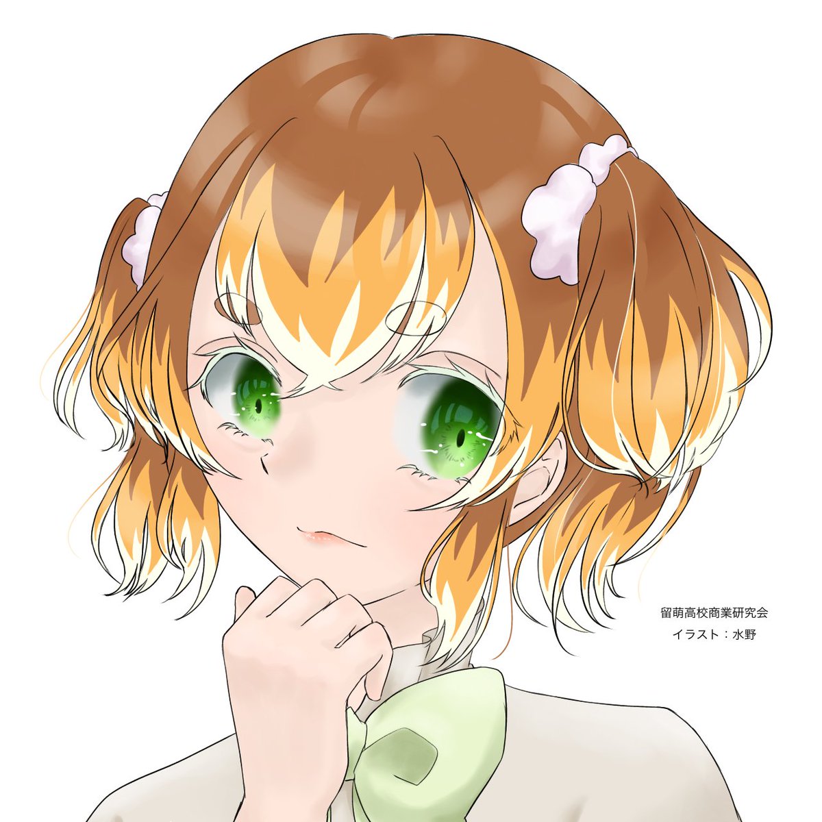 ＃ゆるもっぺーず

きゅるるんポーズのベールちゃん🍰

＃イラスト　＃絵　＃illustration