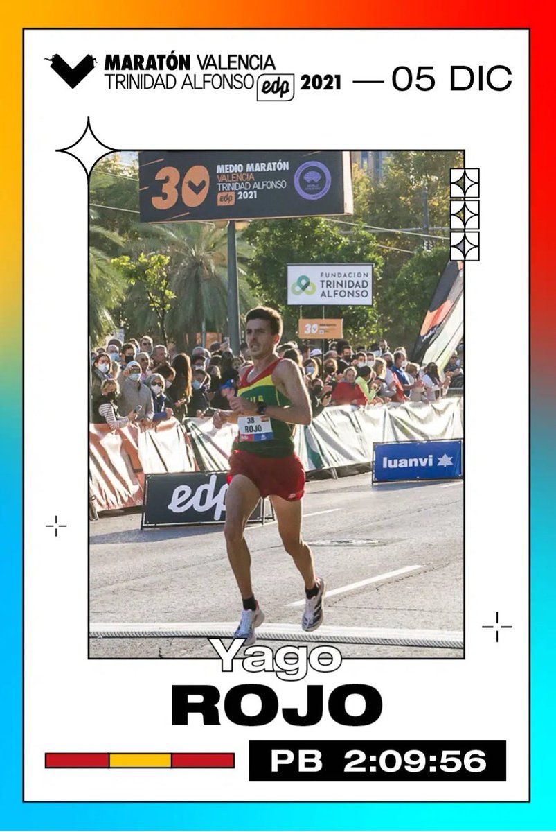 atletismoRFEA's tweet photo. ¡Qué mañana para los maratonianos 🇪🇦 en @maratonvalencia!

Oficiosos:

1️⃣2️⃣ Hamid Ben Dahoud - 2:06:35 (MMP = récord 🇪🇦)
1️⃣9️⃣ Abdelaziz Merzougui - 2:08:52 (debut, mín. mundial)
2️⃣0️⃣ @YagoRojo95 2:08:56 (MMP, mín. mundial)
3️⃣0️⃣ @JorgitoPisha 2:11:34 (debut, mín. europea) https://t.co/SIwZ0jMLYS