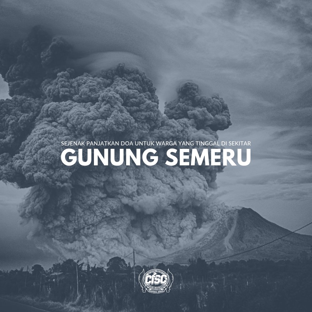 ciscbgr's tweet image. Sejenak kita panjatkan doa kepada saudara kita yang sedang mengalami musibah bencana erupsi gunung semeru, semoga yang terkena dampak disekitar gunung semeru tetap aman dan tetap kuat 🤲

Stay Safe &amp;amp; Stay Strong 

#chelseaindo #ThisIsCISC #ciscbgr #raincityblues #prideofcisc