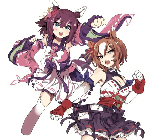 サクラチヨノオー/ヤエノムテキ #ウマ娘 