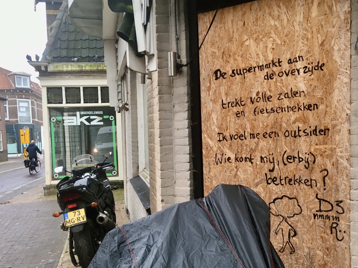 Leuk werk van de ongekroonde #stadsdichter van Zaanstad!