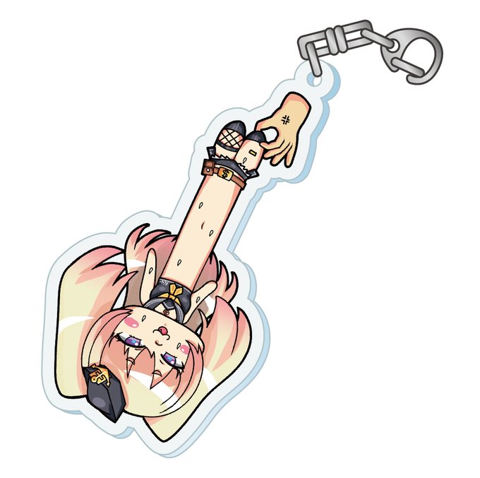 伸びるバッチアクキーデザイン出来ました 