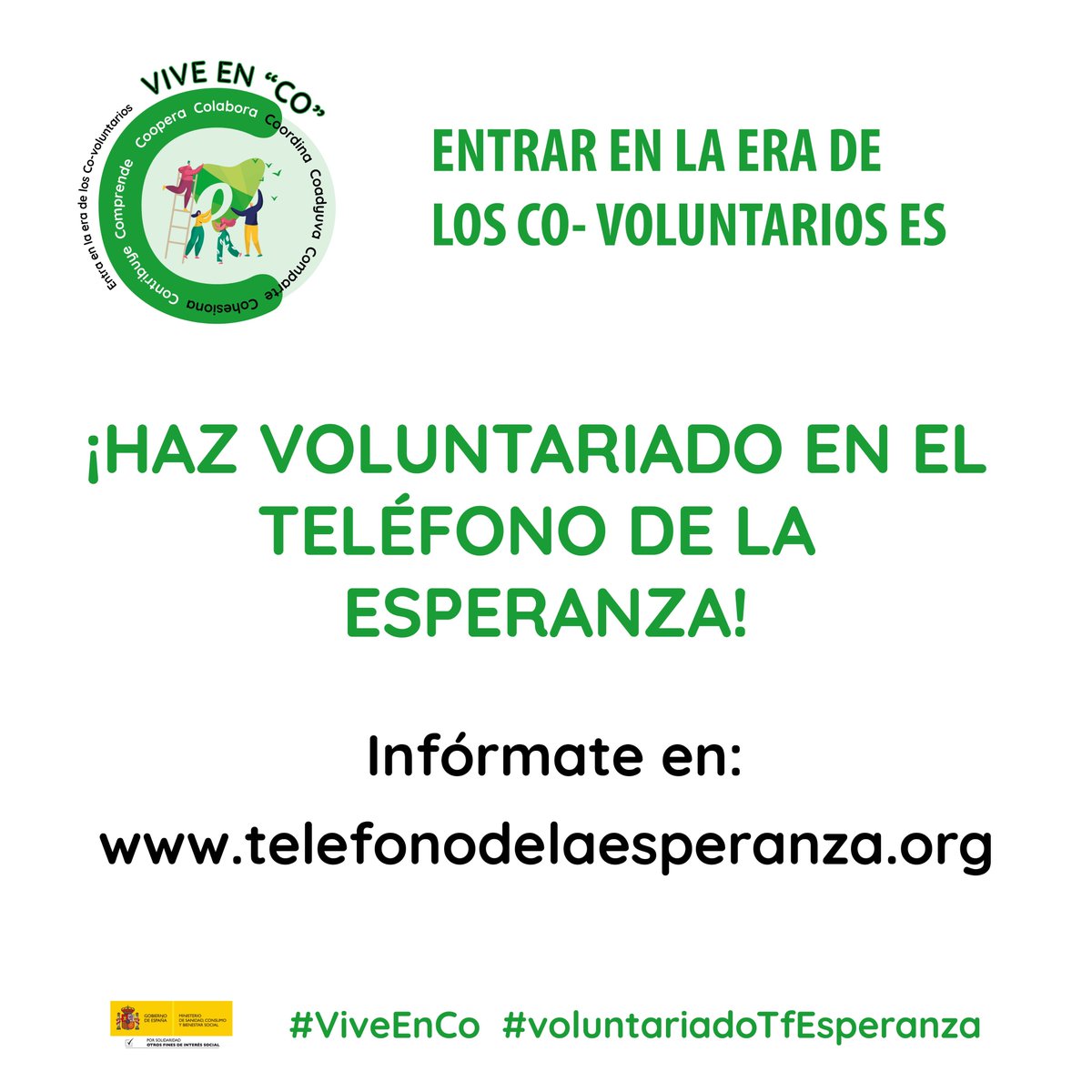 TEsperanza_Astu's tweet photo. #DíaMundialdelVoluntariado #VoluntariadoTfEsperanza
Voluntariado en #Asturias
👇
https://t.co/IXllg9Z04f
VIVE EN "CO"
#coopera
#colabora
#coordina
#coadyuva
#comparte
#cohesiona
#contribuye
#comprende https://t.co/Gl41LzTdl4