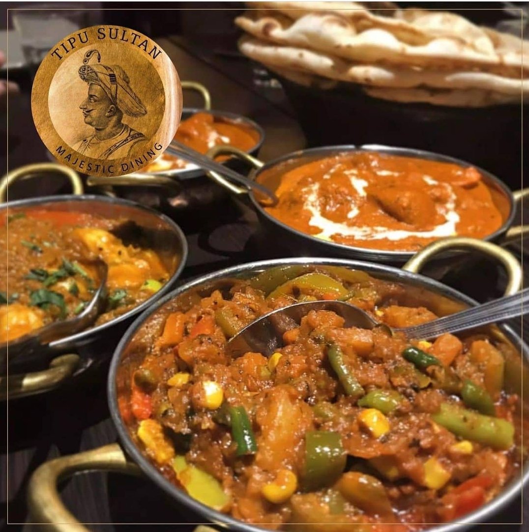 tipusultannottm's tweet photo. S U N D A Y • S E R V I C E 
We are open today 12noon to 11pm for gorgeous, tasty, authentic curry dishes in luxurious surroundings.
To reserve your table:
📞  0115 648 3326 
📧 tipusultannottingham@gmail.com 
Or DM us.
#tipusultannottingham #Sunday #curry #halal #Nottingham https://t.co/ROvyQj5xGG