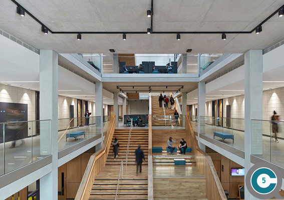 concretecentre's tweet photo. Moss House expertly illustrates the versatility of a simple repeating grid of in-situ concrete elements, with the result a building designed to adapt to University College Birmingham’s ever-changing needs.​ #day5 #24daysofCQ #autumn21 https://t.co/0hgb50uX5m https://t.co/zEYg3tq0G6