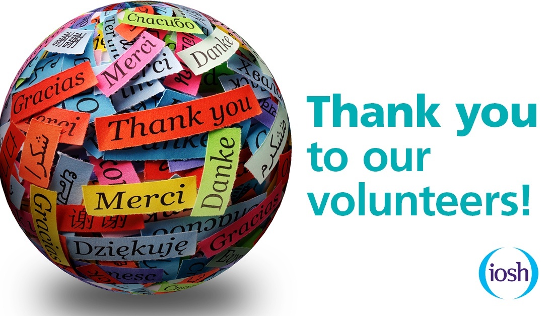 IOSH_tweets's tweet photo. IOSH volunteers play a vital role in communicating with our 48,000 members worldwide.

On #InternationalVolunteersDay, we celebrate you and thank you for your dedication and the incredible work you do.

Read our story with a message from our CE: https://t.co/Wkd8Mhguq5

#IOSH https://t.co/33sHRJdP0N