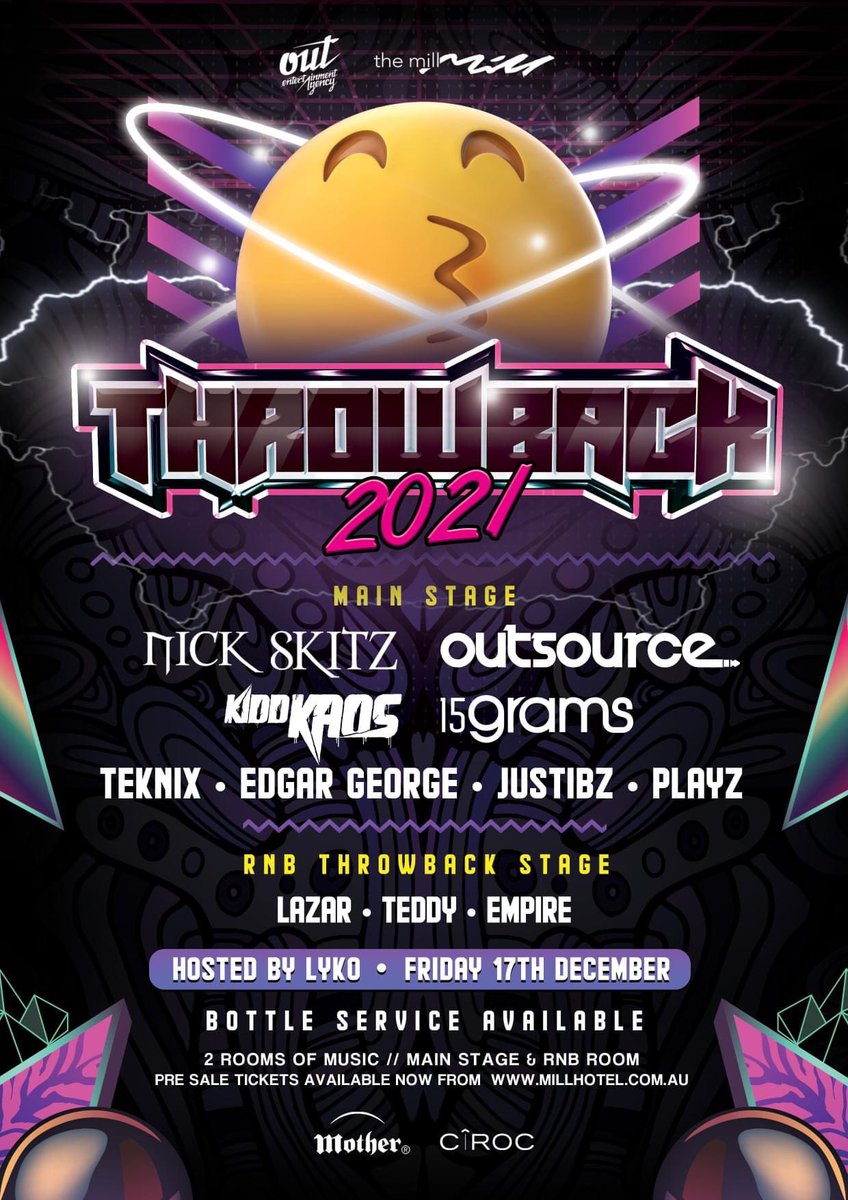 FRI 17 DEC @ THE MILL HOTEL (Milperra)