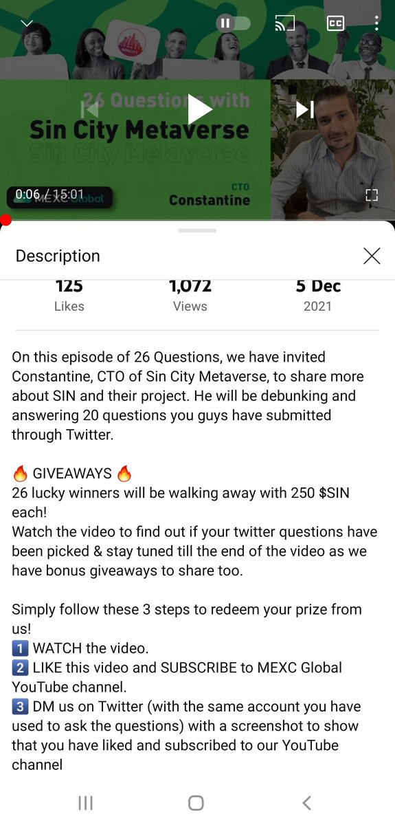CryptoAnoshero's tweet photo. @SinCityToken @ene_costin @MEXC_Global The Qustions are already taken from twitter.  So no use of posting screen shots of comments and likes... The winners are the ones whose questions are selected. 
READ THE description. https://t.co/MifdbIMbMj