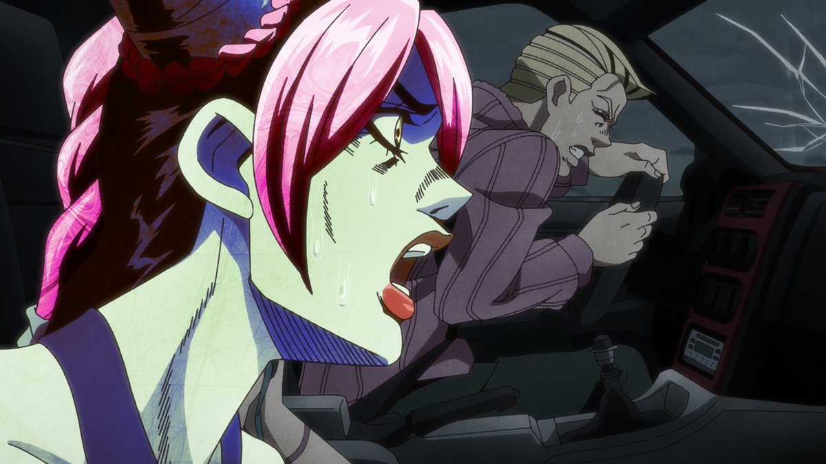 NetflixFR's tweet image. Dans Jojo’s, le changement de couleurs des persos n’est pas un bug, il est utilisé pour accentuer certaines émotions. 👁️👄👁️