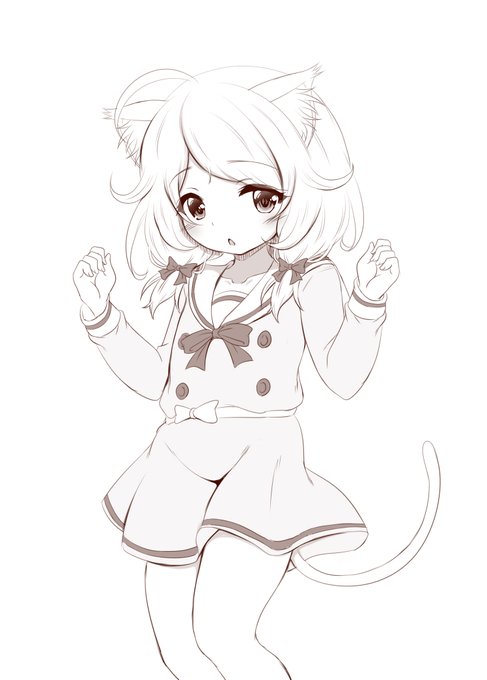 ねこずえ「にゃあ…」🐈
#遊佐こずえ 