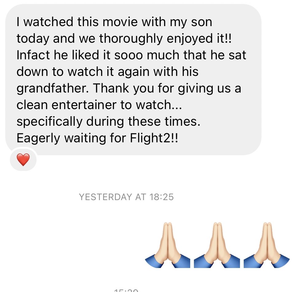really humbled and overwhelmed by this message … thank you so much for all the lov … for all those who still haven’t boarded this #FLIGHT <a href="/flightthemovie/">FLIGHT</a> ..the #weekend is still not over …  #flightonprime #flight <a href="/PrimeVideoIN/">prime video IN</a> tinyurl.com/FLIGHTonAmazon