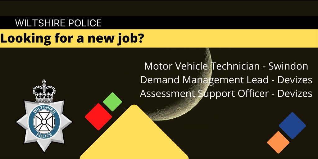 wiltshirepolice's tweet photo. Three police staff jobs up for grabs this week
💙Senior role leading our demand management work
💚 Experienced assessor supporting our police officer promotion process
💜Vehicle technician in our Swindon Fleet Workshop
For more information please visit ⏬
https://t.co/hIZU3W2F1d https://t.co/7gu5FZg1r5