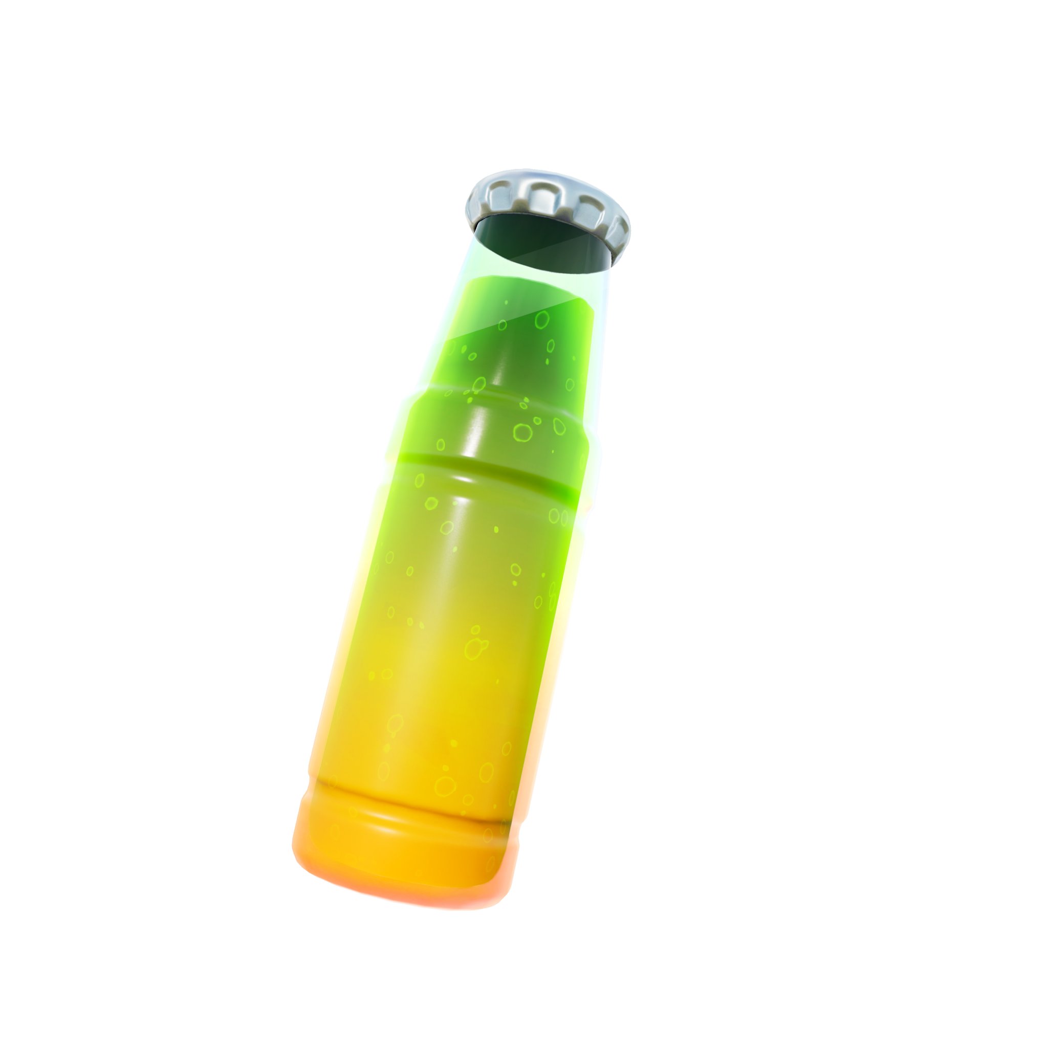 Epic Games - Fortnite - Metal Water Bottle W/Strap - Green
