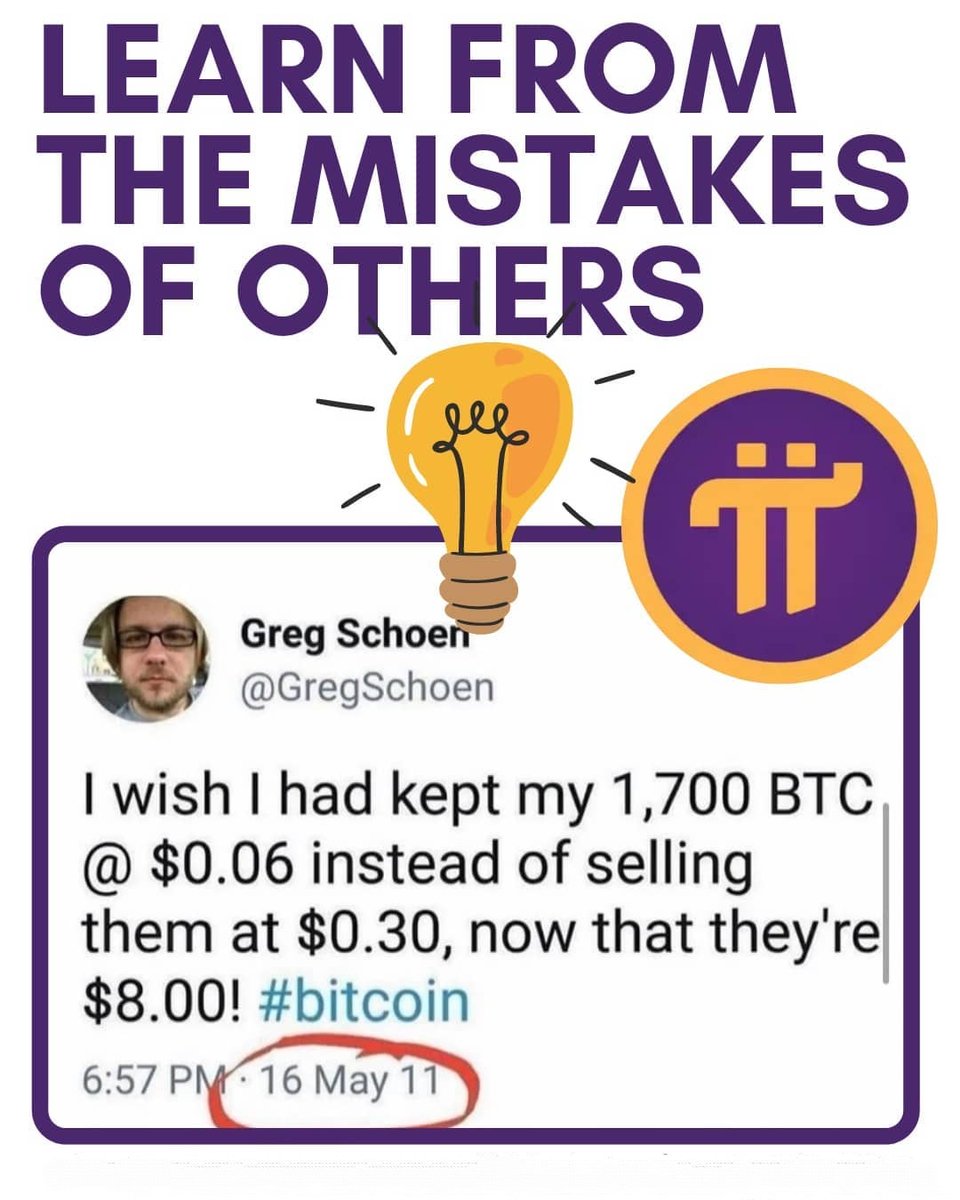 PiNetworkDigi's tweet image. 👉 Learn from Mistakes.

#PiNetworkDig #PiNetwork #CryptoNews #KYC #PiHackathon #BuildPi2gether #Pi2theMoon #PiCoin #PiApps #PiBrowser #PiRevolution #UPDATE #advantages #PiPioneers #PiBlockchain