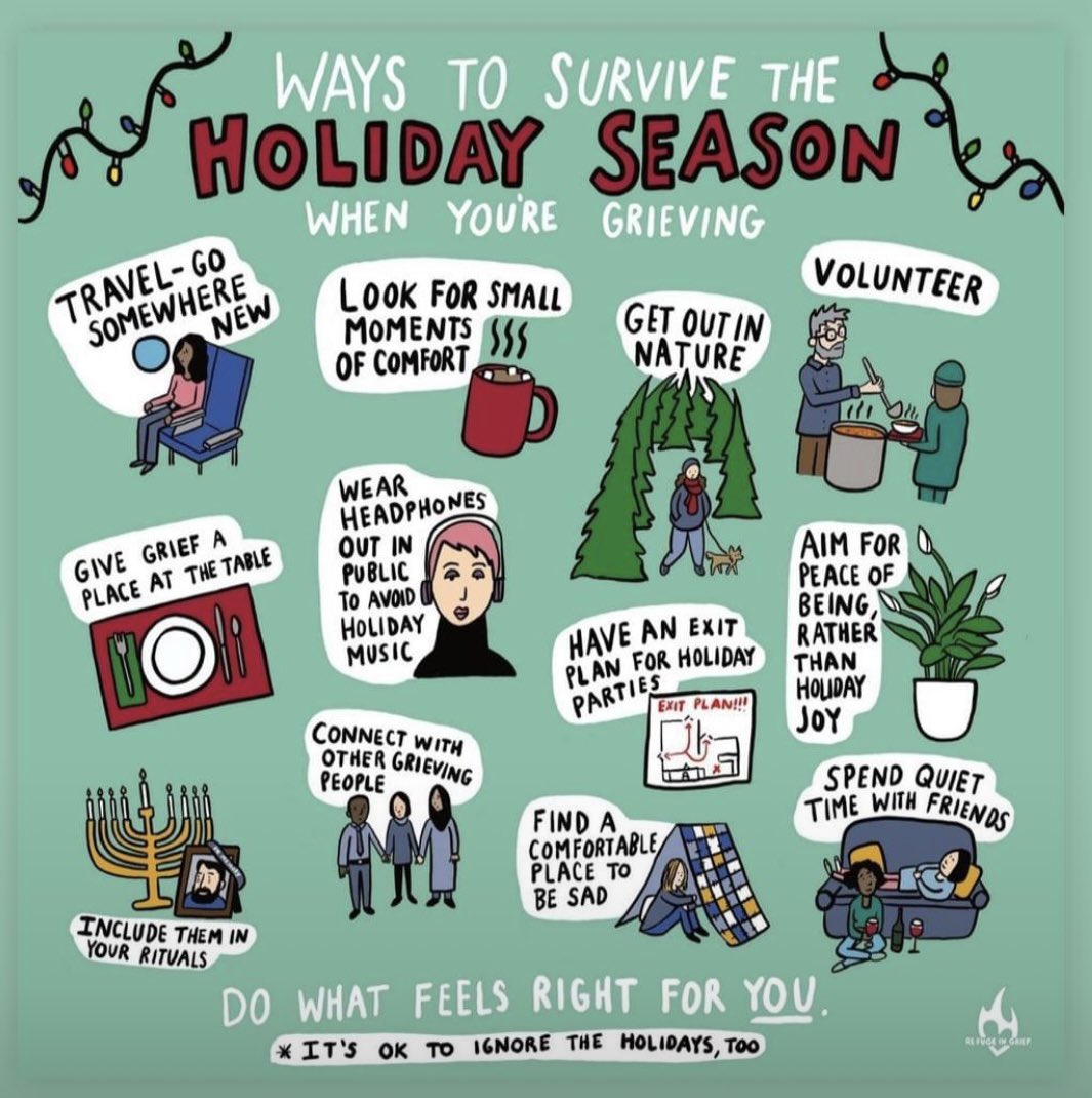 shitscaredmum's tweet image. Too many families have lost loved ones to #Glioblastoma this year &amp;amp; Christmas can be tough for many reasons. I’m not naïve enough to think this is the answer, but it may offer a few suggestions to help someone get through December in one piece. #Grief @BrainTumourOrg