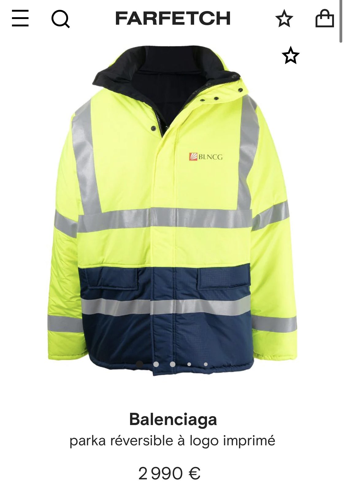 Axel Roux on Twitter: Une veste de chantier fluo Balenciaga à 2990€. Je  crois qu'on tient un @QuelleEpoqueDM de haute volée  https://t.co/JCIMBa6h57 / Twitter
