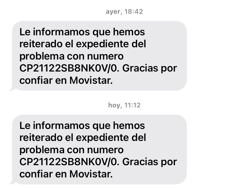 Andresgv77's tweet photo. @movistar_es lamentable servicio de movistar. 3 dias sin telefono dos personas dependientes porque el instalador enviado no estaba suficientemente capacitado. Después de 9 reiteraciones de la avería seguimos igual. Me rio del servicio PRIORITY. Vergüenza https://t.co/CMKUtSF33t