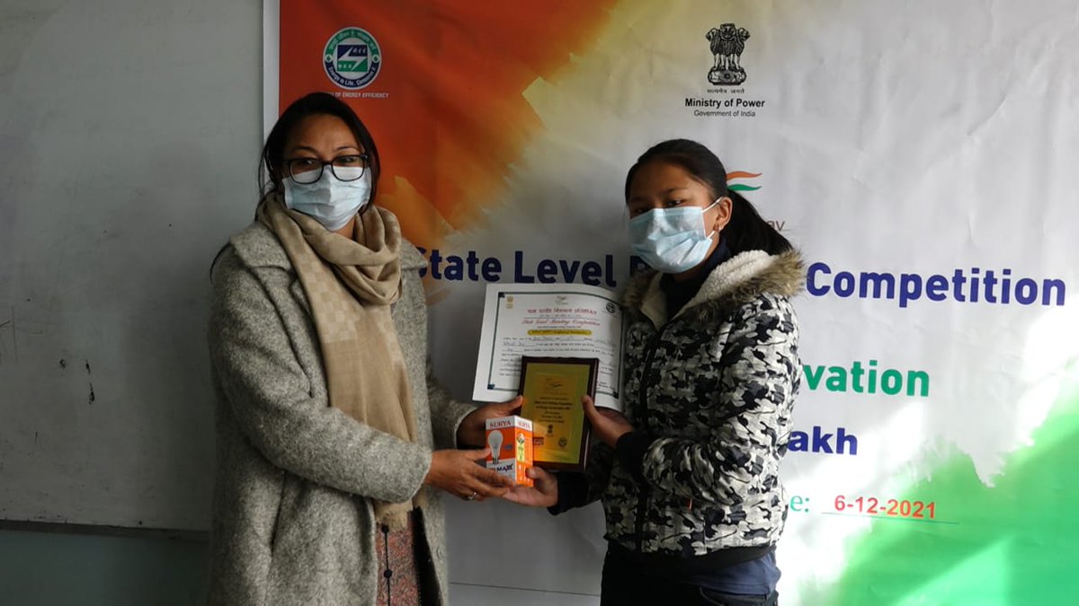 PIBSrinagar's tweet photo. State level painting competition on Energy Conservation was organised by Bureau of Energy Efficiency @beeindiadigital under National Campaign on Energy Conservation 2021 at Leh, Ladakh today.
#SaveEnergySaveLife 
#EnergyEfficientIndia
#PaintforEnergyEfficientIndia https://t.co/fbcQVFAYun