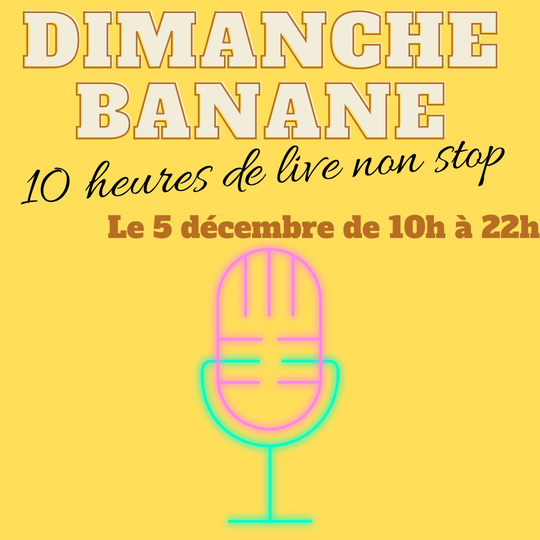 À peine revenu sur Twitter qu'on vous balance une grosse annonce !

L'antenne genevoise part en live ce dimanche pendant 10h! Rdv dans quelques minutes (on démarre à 12h)! Bon dimanche avec Fréquence Banane 🍌

frequencebanane.ch