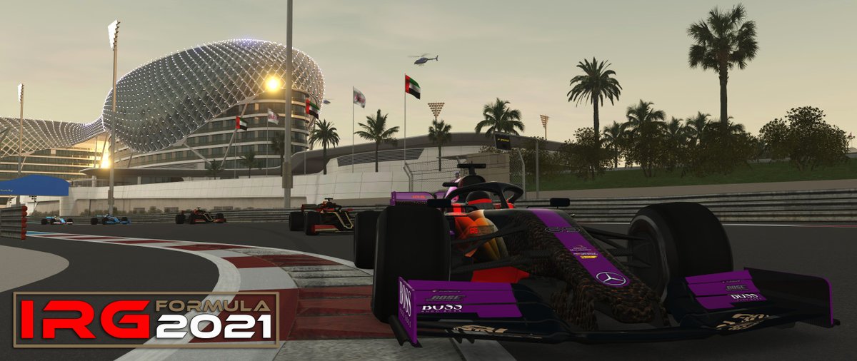 IRGWorld's tweet photo. Pora na wielki finał naszego simracingowego sezonu IRG Advance Formula 2021 - wyścig na ultranowoczesnym torze Yas Marina Circuit wybudowanym kosztem 1 miliarda dolarów 💰
#IRGworld #FormulaIRG #SimPL #F1PL
https://t.co/W2fFk9Gh0P https://t.co/TYgaCL8GMZ