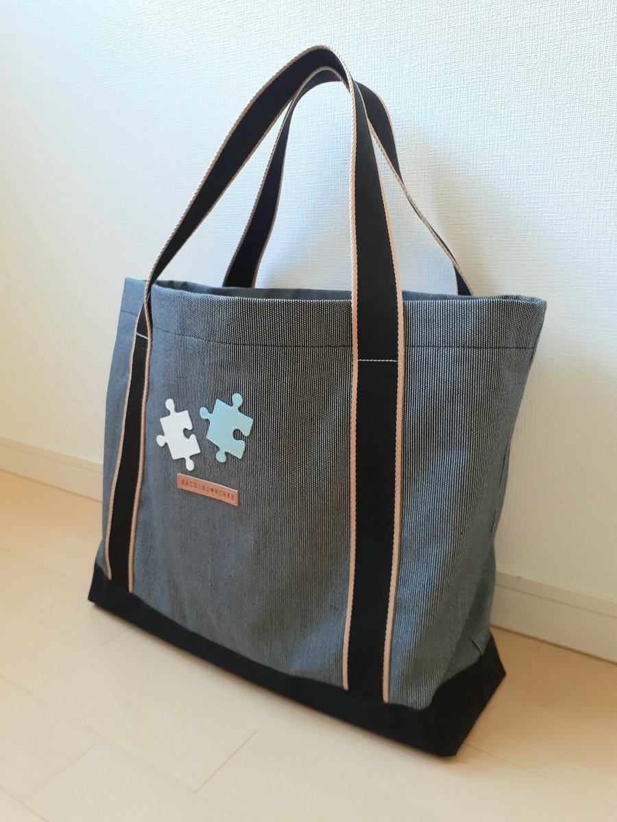 不織布ネコちゃんリメイクバッグ2 柔らかな中厚の生地を使い、 軽く