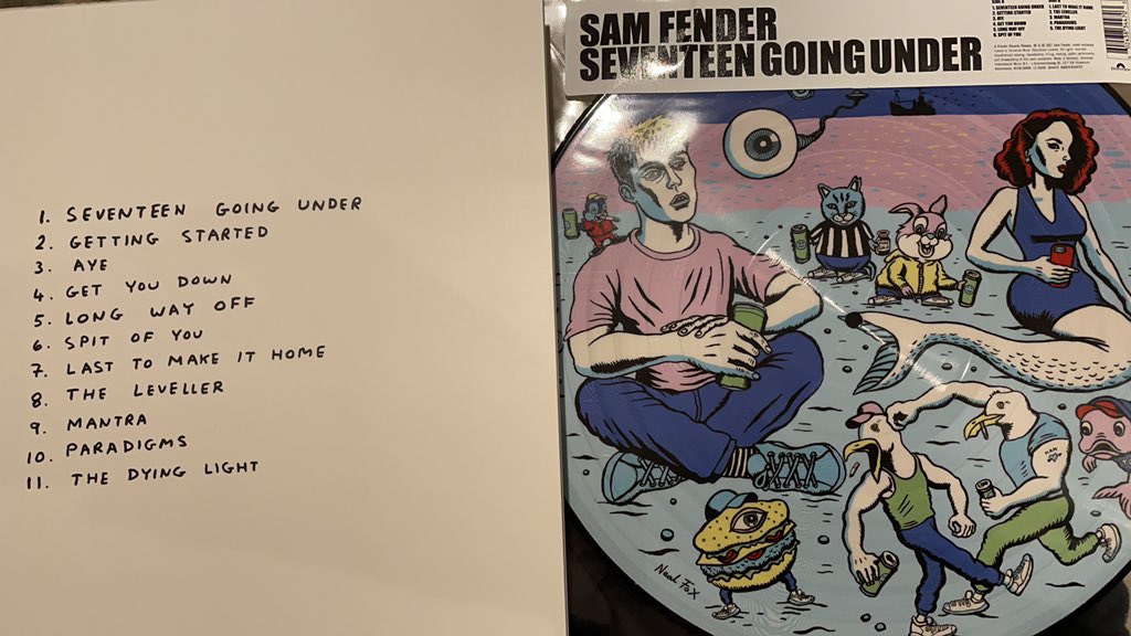 johnq_79's tweet photo. Best vinyl design I’ve ever seen, on the album of 2021. Take a bow @samfendermusic https://t.co/0WUmIillPY