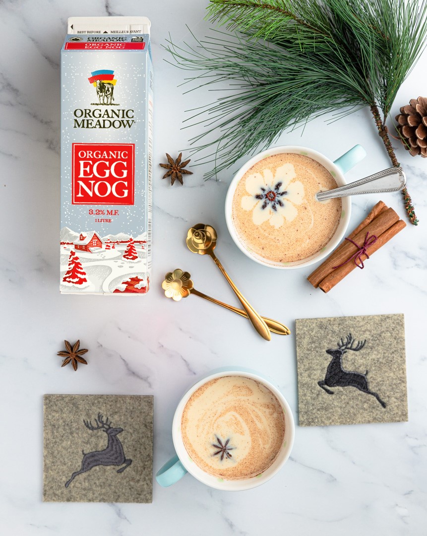 Start the week off in the festive spirit. Top your Egg Nog with some cinnamon and anise for a beautiful finishing touch.