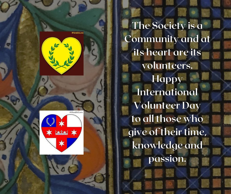 SCALochac's tweet photo. International Volunteer Day is on December 5th.
The Society is a Community and at its heart are its volunteers. Happy International Volunteer Day to all those who give of their time, knowledge and passion.
#MySCA #Lochac #ReGramMySCA #MedievalCommunity https://t.co/Mc4cZEFqu2