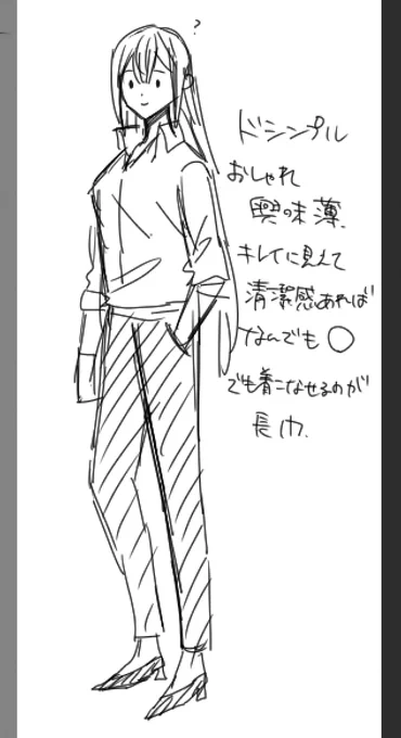 新刊の私服長門メモ 