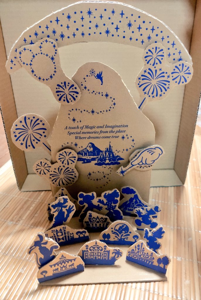 ディズニーオンラインショッピングの箱毎回捨てるのもったいなさすぎたので

これ(1枚目)を、こう(2枚目)ダァ！！！！！！