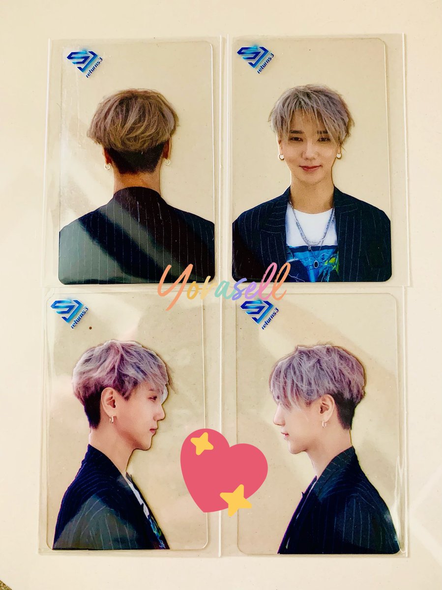 Yorasell's tweet photo. [Help RT]

WTS (🇲🇾 only)

SJ Returns 3 Vlive Fanship PC - Yesung

- RM40 each exc postage
- ready stock
- minor scratches

#pasarsuju #yorasell https://t.co/e3Zeka4sBM