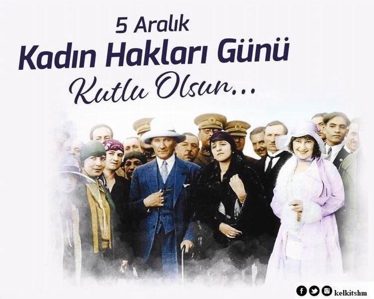 “Ey kahraman Türk kadını, sen yerde sürünmeye değil, omuzlar üzerinde göklere yükselmeye layıksın.” Mustafa Kemal Atatürk. 
#kadınhaklarıgünü kutlu olsun.
