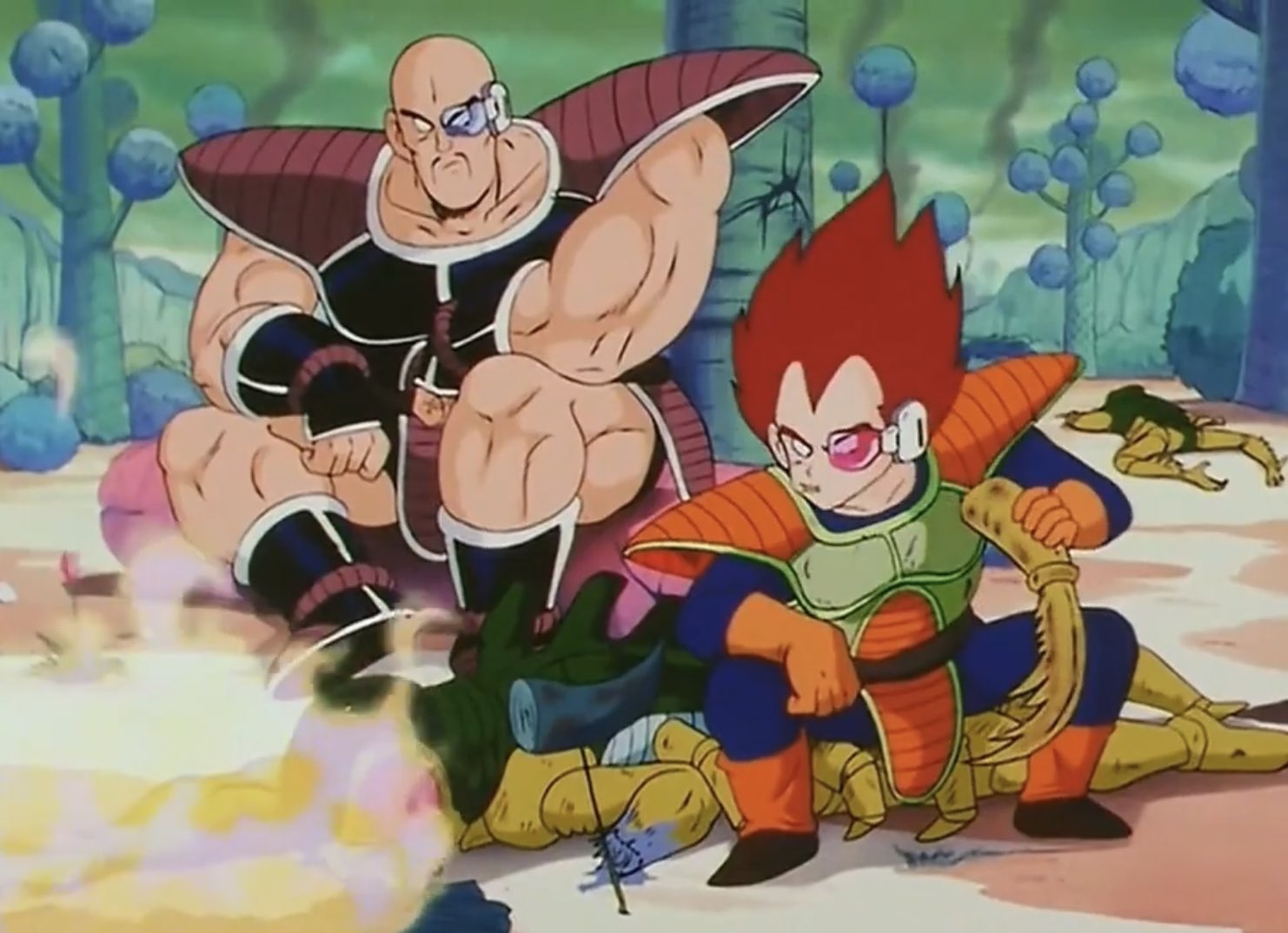 Twitter এ 愚鈍 今日 ドラゴンボールzを一話から見ていたら五話で初登場したベジータの色が別人で ってなりました T Co R2jutlxai3 ট ইট র