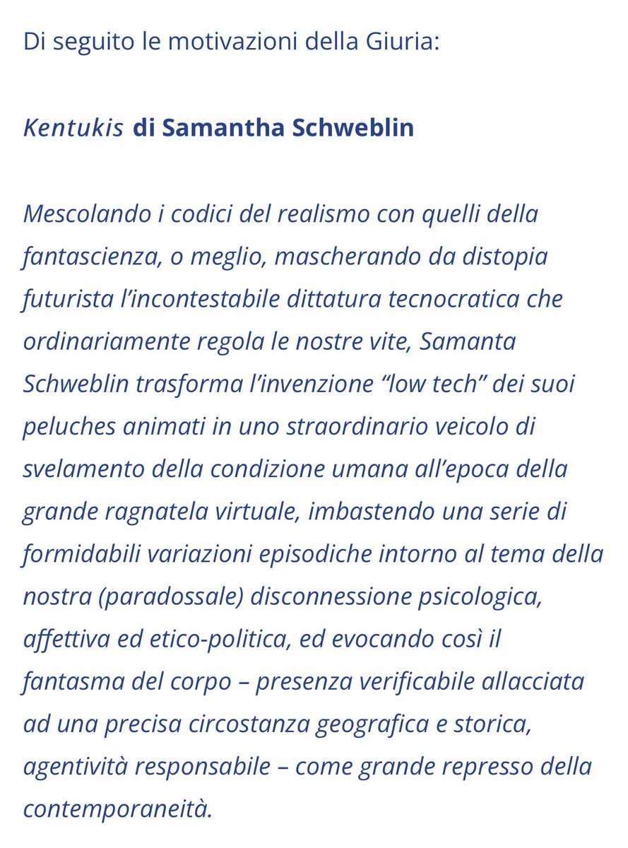 VentagliP's tweet photo. #Kentuki di @sschweblin @edizioniSUR è per Mario Vargas Llosa un’opera geniale perché può essere vista sia come un romanzo sia come una raccolta di racconti. 

Sala Cometa ~ @piulibri21 

#plpl21 

#NellaGioia su #VentagliDiParole https://t.co/1uXqDzz4OQ