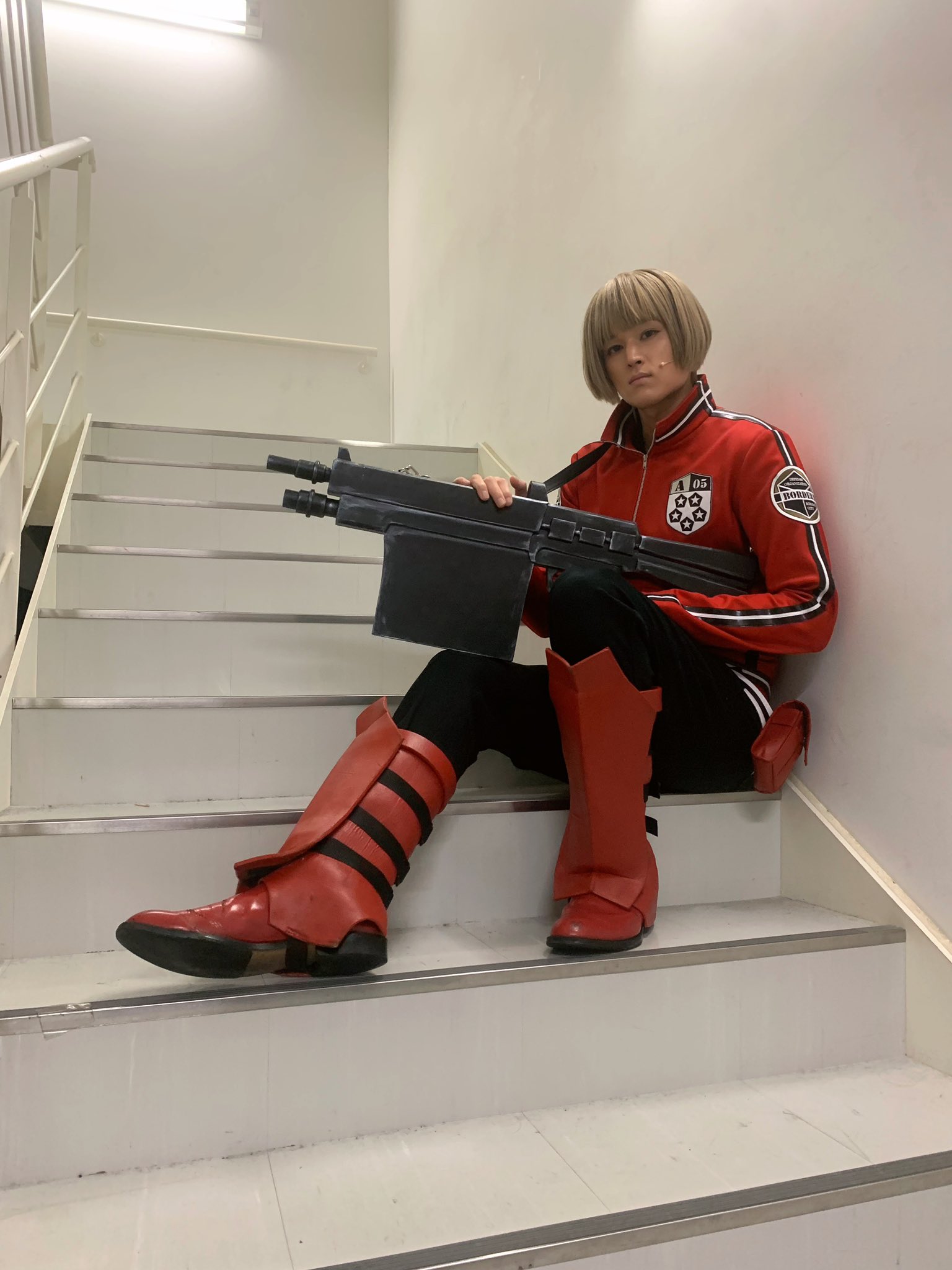 ワールドトリガー 嵐山隊 衣装 コスプレ 嵐山准 時枝充 武器