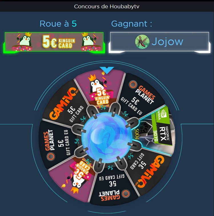 houbabyy's tweet photo. GG jojow_gaming D'avoir gagner 5e de bon d'achat pour le site KINGGUIN 🥳
#gogclecd #giveaway #gaming #partenaria https://t.co/srwt9zpNhI