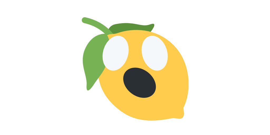 base from 🍋 (lemon)
eyes from 😱 (dead)
mouth from 👻 (ghost)