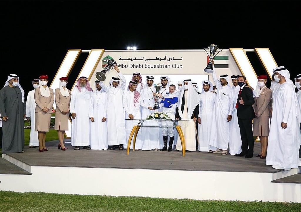 نادي قطر للسباق والفروسية (@q_rec) on Twitter photo LADY PRINCESS (FR) (General x Nacree Al Maury) lands Gr1 PA Sheikh Zayed Bin Sultan Al Nahyan Jewel Crown at Abu Dhabi adding 6th group title to her superb record. Congratulations to Khalifa bin Sheail Al Kuwari, <a href="/tfourcy/">Fourcy Thomas</a> & Jim Crowley
📸 <a href="/ADECOfficial/">Abu Dhabi Equestrian Club</a> LADY PRINCESS (FR) (General x Nacree Al Maury) lands Gr1 PA Sheikh Zayed Bin Sultan Al Nahyan Jewel Crown at Abu Dhabi adding 6th group title to her superb record. Congratulations to Khalifa bin Sheail Al Kuwari, <a href="/tfourcy/">Fourcy Thomas</a> & Jim Crowley
📸 <a href="/ADECOfficial/">Abu Dhabi Equestrian Club</a>