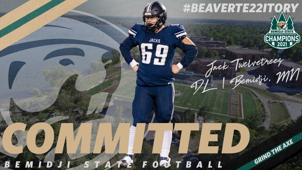 Excited to announce my commitment to BEMIDJI STATE UNIVERSITY! #GRINDTHEAXE #ROLLBEAVS