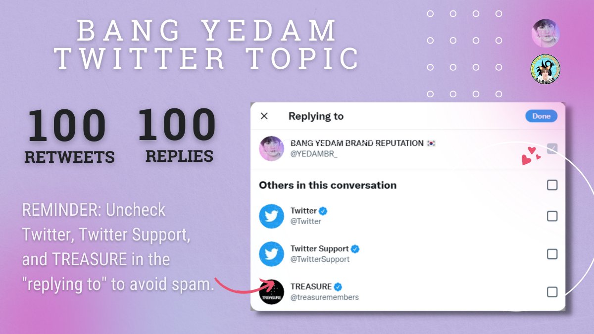 YEDAMBRANDS's tweet photo. RT &amp; REPLY!
To @Twitter @TwitterSupport: 
We earnestly request BANG YEDAM (@treasuremembers) Twitter topic be fixed and be under Music and Radio > K-Pop Category. We can't see tweets under his topic.

Please consider our request. Thank you.
#BANGYEDAM #방예담 #트레저방예담 https://t.co/W6OPWfeXgW