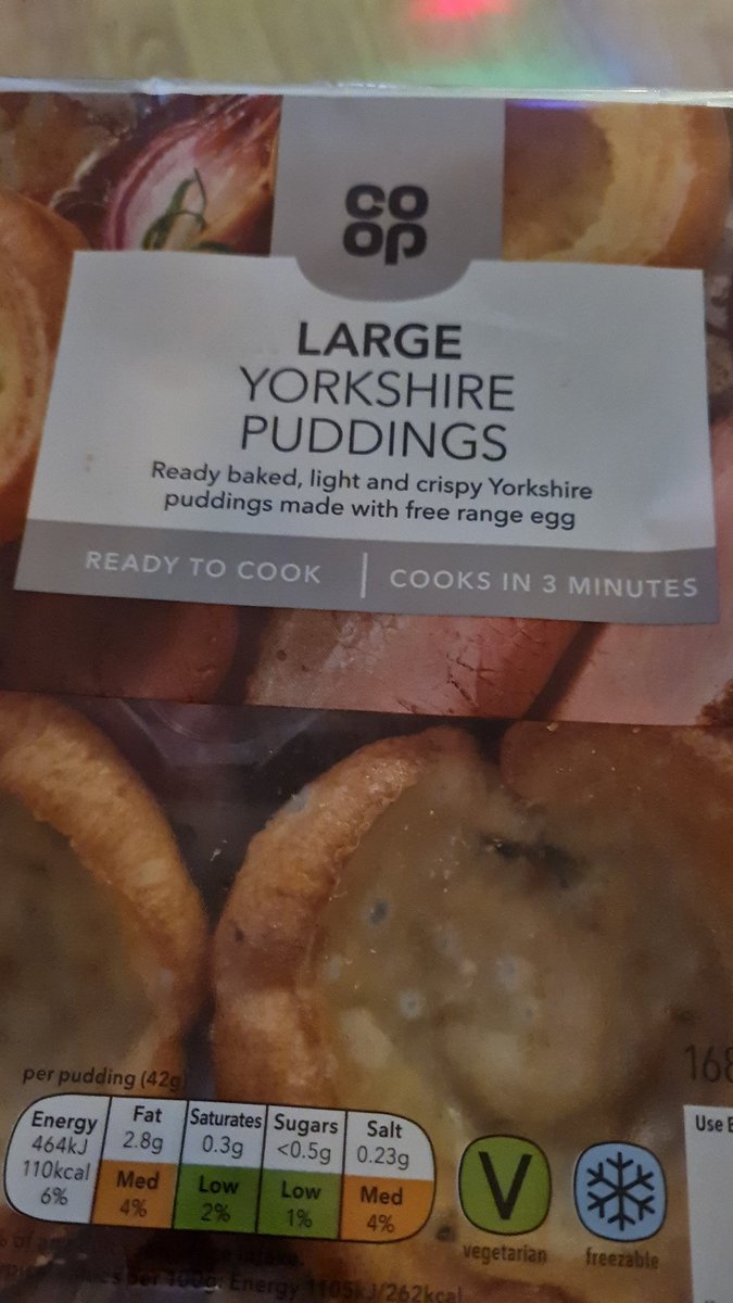 ninebean's tweet photo. Just got a delivery from our local Co-op, through deliveroo. Mouldy Yorkshire puds. Not impressed @thecooperative @Deliveroo @DeliverooHelp https://t.co/JWcK06tcTi