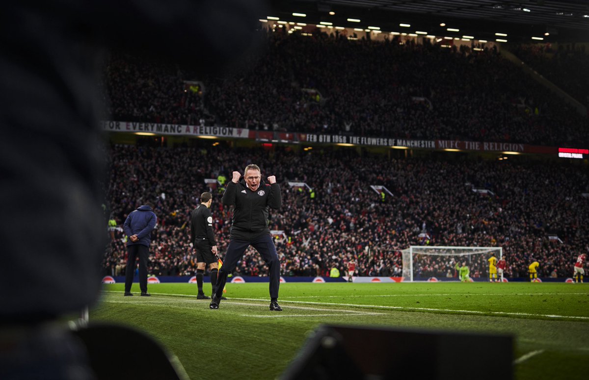 Ralf is a 𝗥𝗲𝗱 ❤️

#MUFC | #MUNCRY 