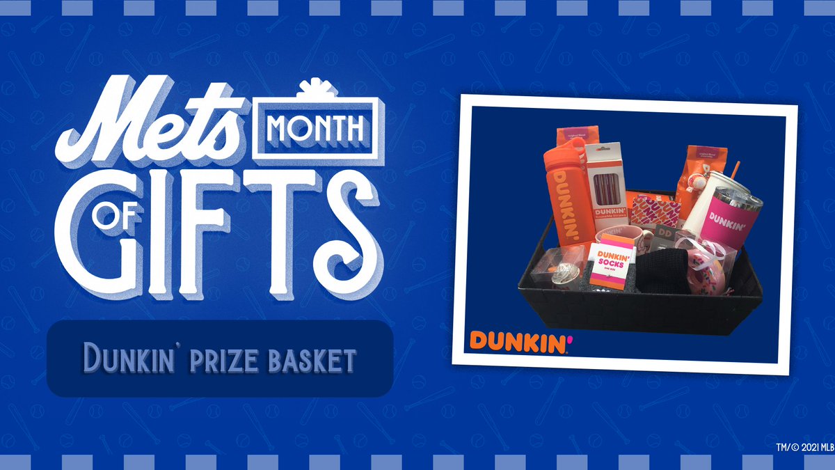 Mets's tweet image. ☕️🍩 RT TO WIN ☕️🍩

Retweet this for a chance to win a @DunkinDonuts gift basket. #MetsMonthOfGifts