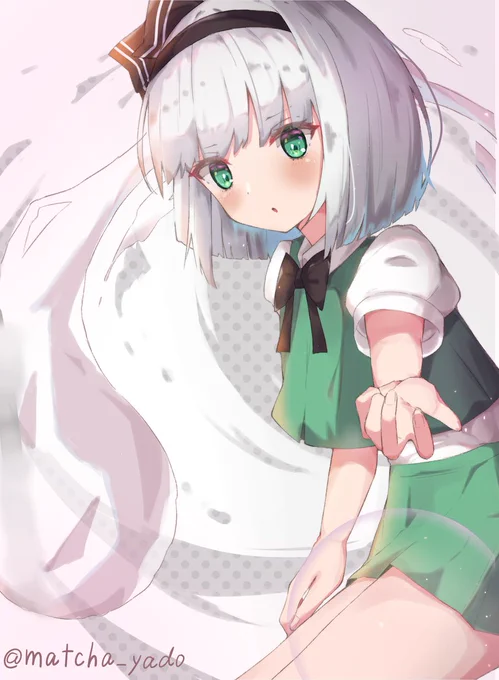 手を差し伸べてくれる妖夢ちゃん
「さあ、行きますよ!」

#東方Project 
#魂魄妖夢 
#絵描きさんと繋がりたい
#イラスト好きさんと繋がりたい 