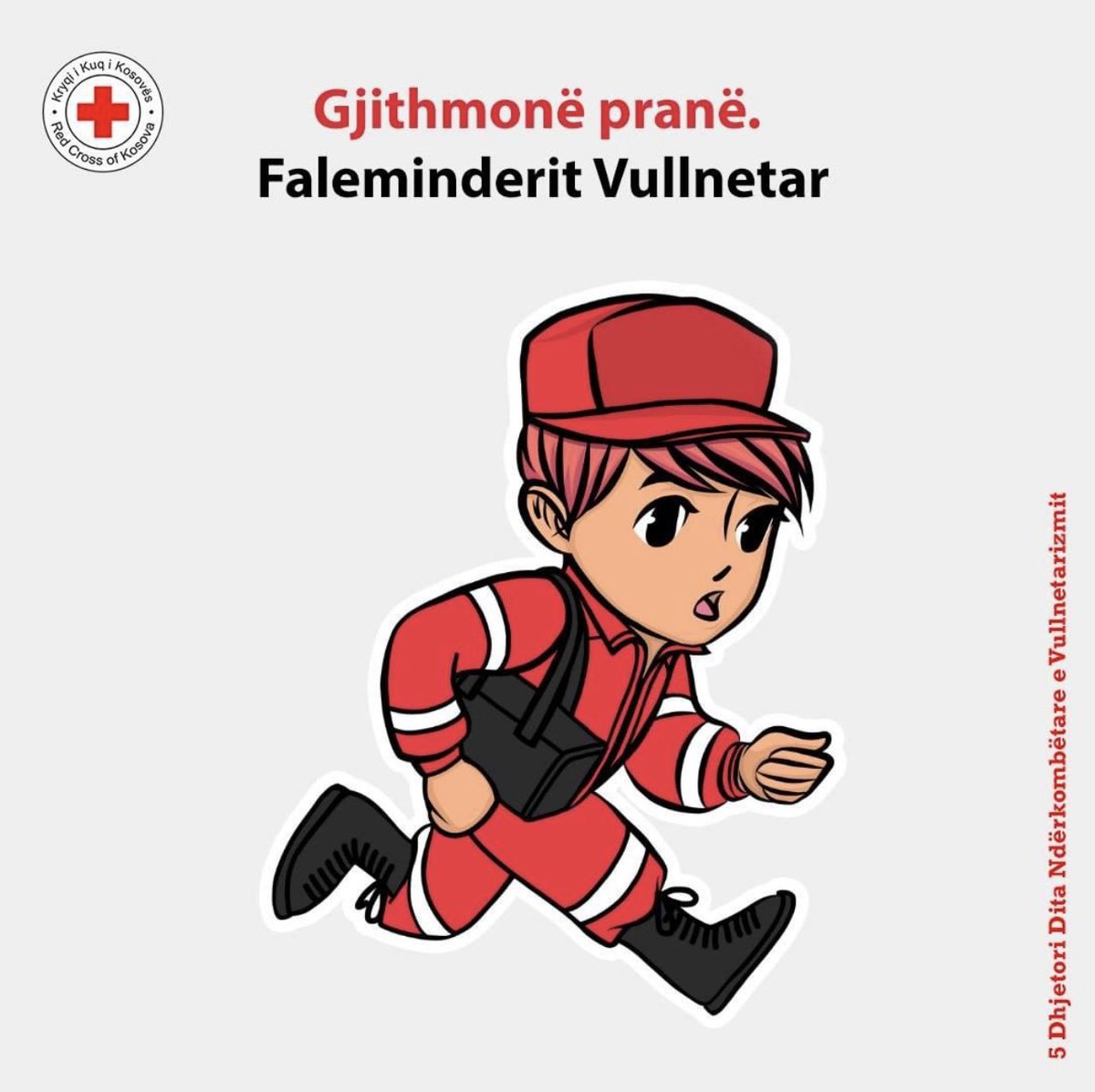 RedCrossKosova's tweet photo. Miliona vullnetarë tanë të 🏥 dhe GJK janë vërtetësisht të pandalshëm. #Unstoppable.

Pavarësisht krizave dhe llojit të tyre, ata janë aty. Për gjithkënd në nevojë.

Kryqi i Kuq i Kosovës falenderon përzemërsisht të gjithë vullnetarët për punën dhe kontributin e tyre. ♥️ https://t.co/CjeIQOcT8O