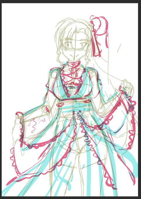 ポスカ用のヴィヴィオの意匠に苦労中( ˘ω˘) 